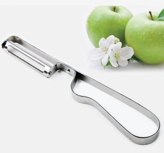 刨刀_3927 创意水果刀日用品批发居家不锈钢百货刨刀刨子 苹果削皮器
